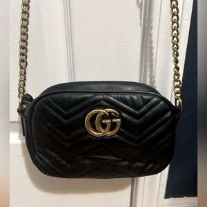 Marmont mini camera bag with Heart Stitching on Back